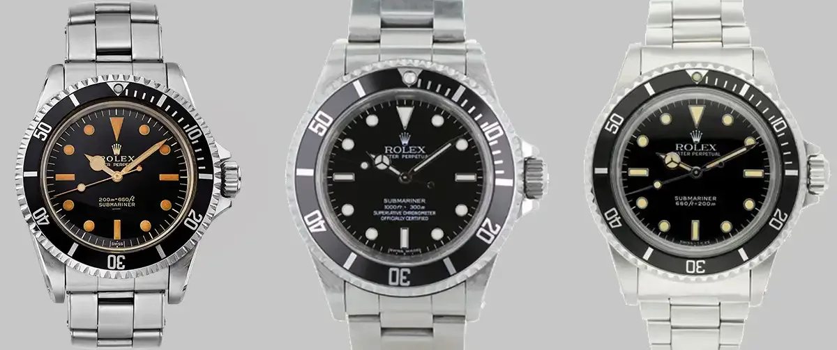 rolex submariner vintage occasion pre-owned
